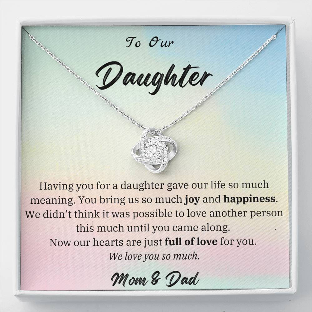 Necklace for daughter from clearance parents