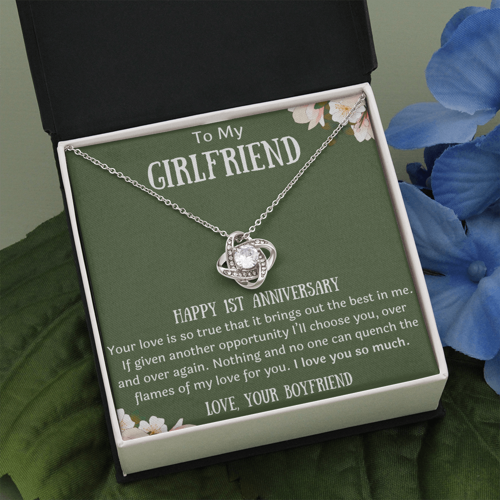 Anniversary necklace for girlfriend deals