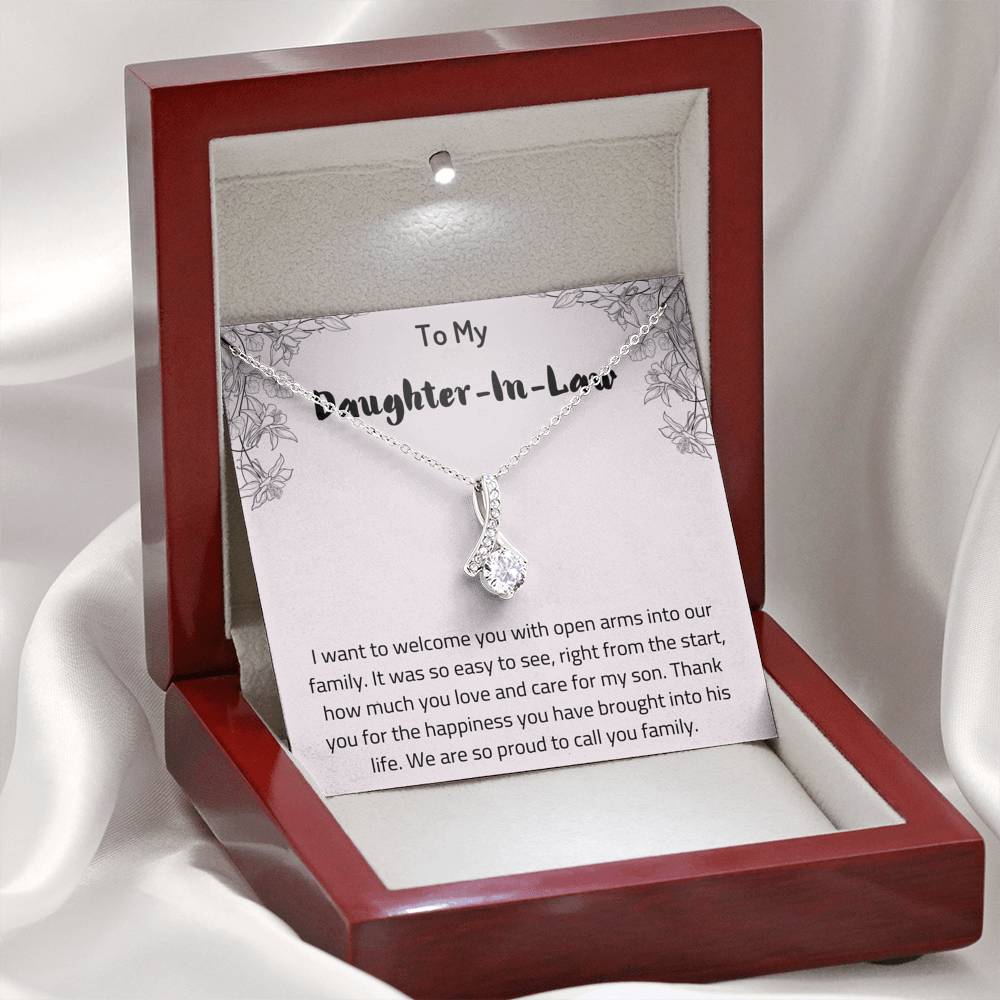 To My Daughter In Law Necklace
