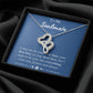 To My Soulmate "Double Heart" Necklace