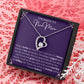 Congratulations To A New Mom Heart Necklace