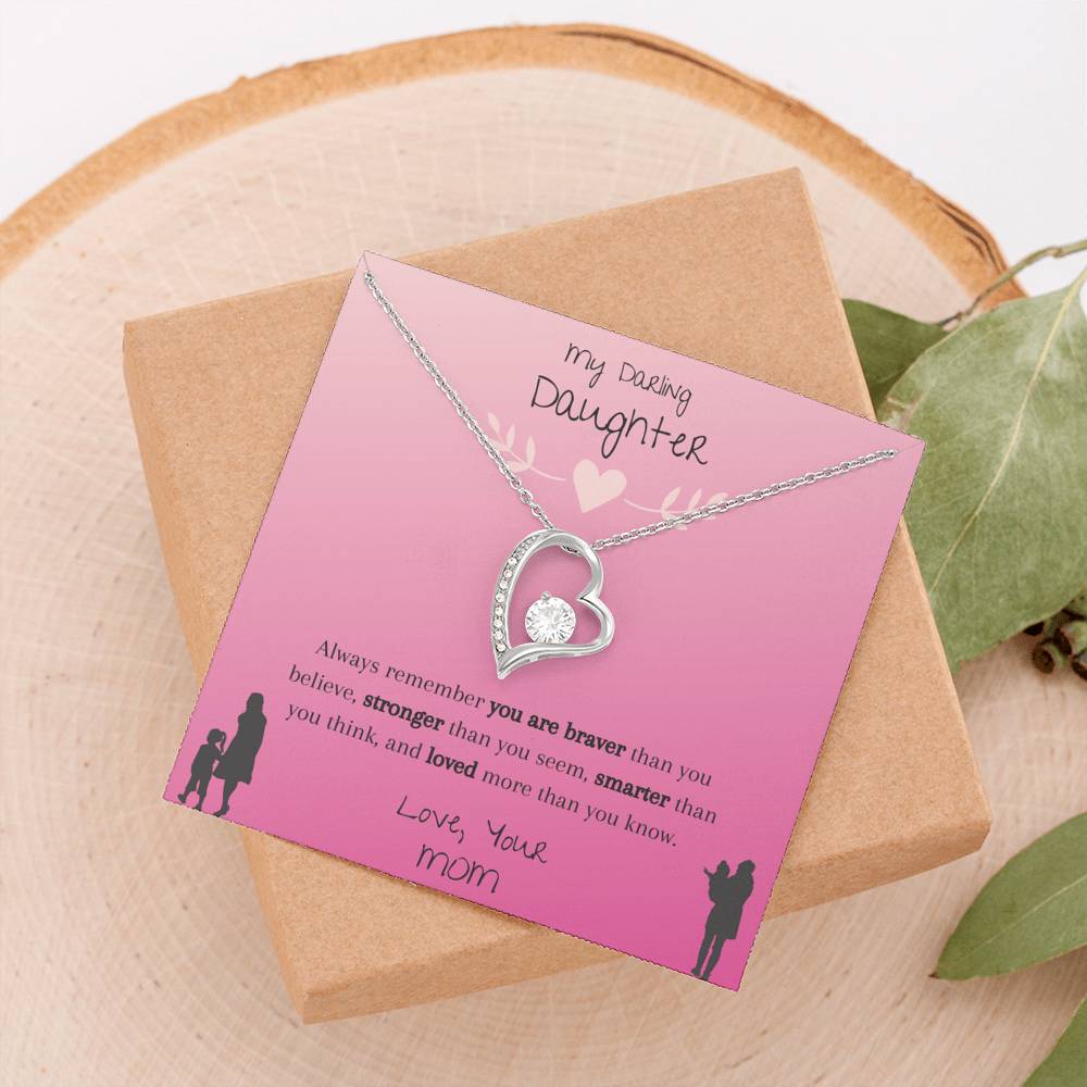 Darling Daughter Heart Necklace