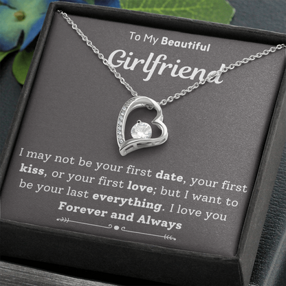 To My Beautiful Girlfriend Last Everything Necklace