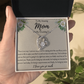 To My Amazing Mom On My Wedding Day Heart Necklace