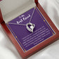 To My Best Friend Heart Necklace