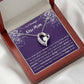 To A Beautiful New Mom Heart Necklace