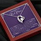 Congratulations To A New Mom Heart Necklace