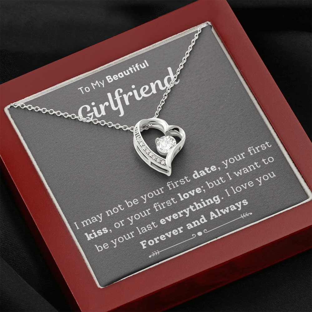 To My Beautiful Girlfriend Last Everything Necklace