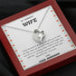 My Dearest Wife Grow Old Together Necklace