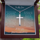 To My Son Cross Necklace