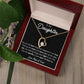 To Our Daughter Heart Necklace from Mom and Dad