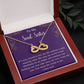 To My Soul Sister Infinity Necklace