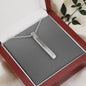 Engraved 4 Sided Bar Necklace