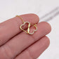 10k Solid Gold To My Caring Mum Infinity Hearts Necklace