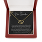 To A New Grandma 10k Solid Gold Necklace