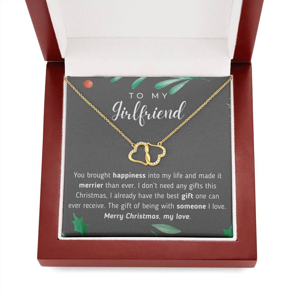 To My Girlfriend Infinity Hearts Christmas Gift