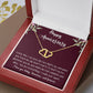 Happy Anniversary to Girlfriend Infinity Hearts Necklace