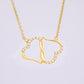 10k Solid Gold To My Beautiful Mum Infinity Hearts Necklace