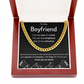 To My Boyfriend Cuban Link Chain Necklace