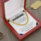 To My Husband Cuban Link Chain Necklace