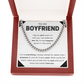 To My Boyfriend Cuban Link Chain Necklace