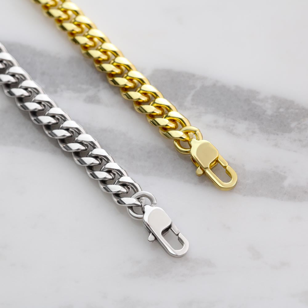 To My Boyfriend Unique Cuban Link Chain Necklace