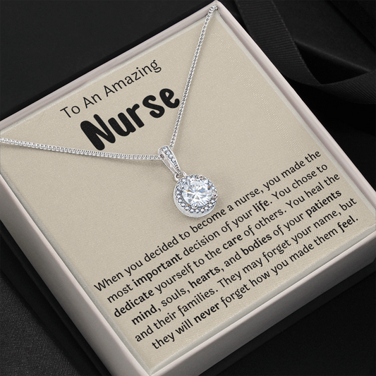 To An Amazing Nurse Necklace
