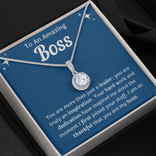 To An Amazing Boss Necklace