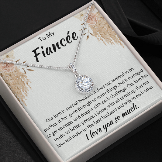 To My Fiancee Hope Necklace