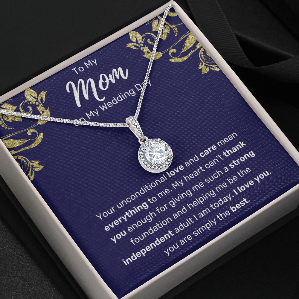 To My Mom On My Wedding Day Necklace