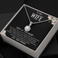 To My Wife 1st Anniversary Necklace