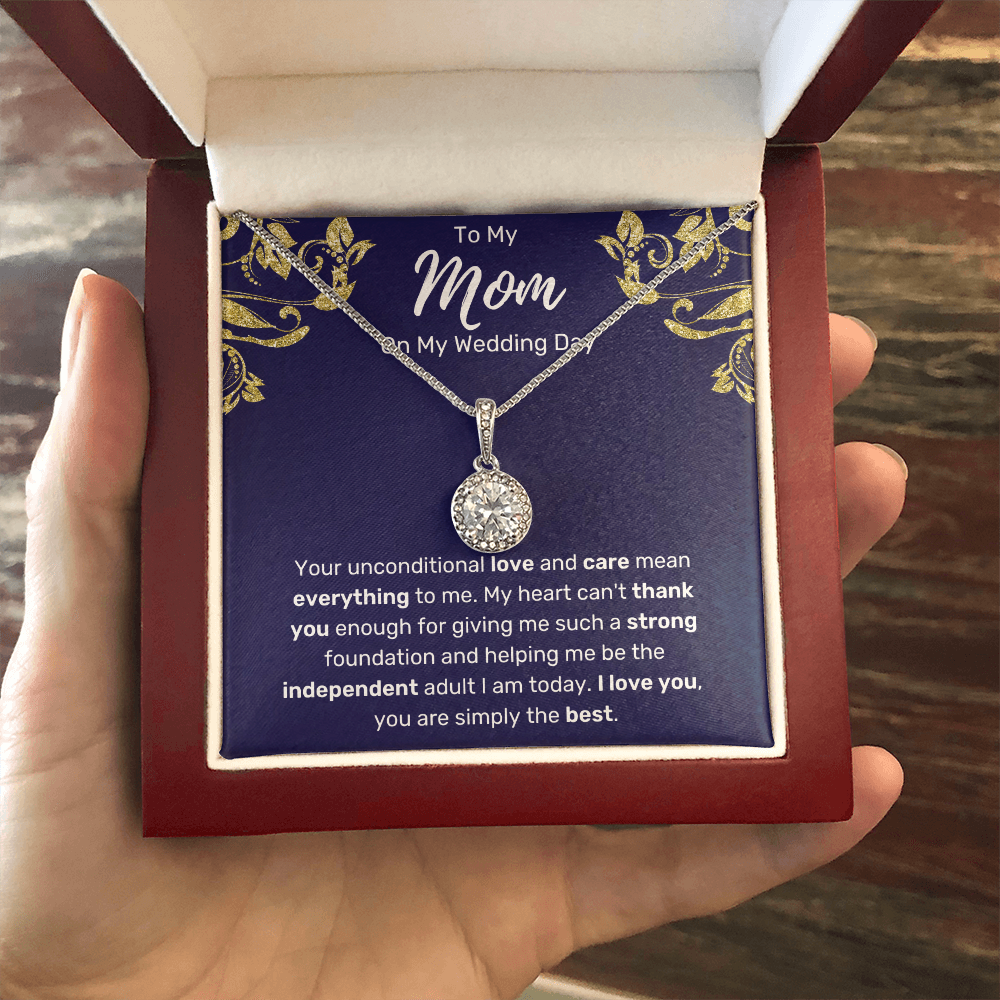 To My Mom On My Wedding Day Necklace