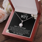 To My Wife 1st Anniversary Necklace