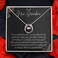 To A New Grandma Horseshoe Necklace