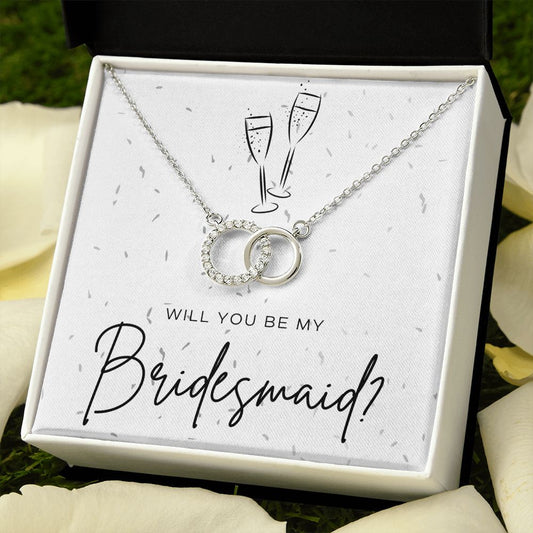 Bridesmaid Proposal Pair Necklace Gift