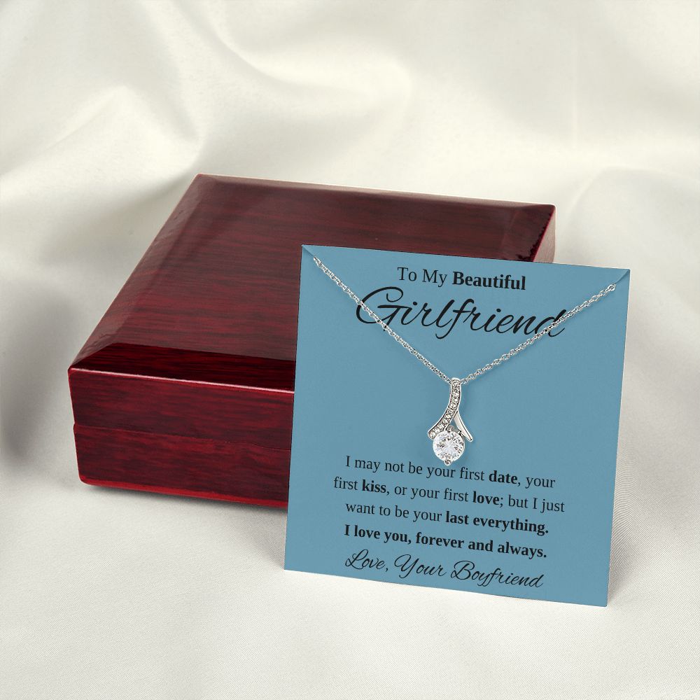 To My Beautiful Girlfriend Necklace Gift