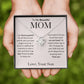 To My Beautiful Mom from Son Necklace Gift