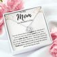 To My Mom on Mother's Day Love Knot Necklace