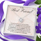 To My Best Friend Love Knot Necklace