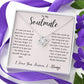 To My Soulmate Love Knot Necklace Gift