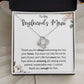 To My Boyfriend's Mom Love Knot Necklace