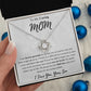 To My Caring Mom Love Knot Necklace