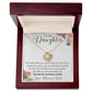 To Our Daughter Love Knot Necklace from Mom and Dad