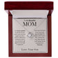 To My Beautiful Mom from Son Necklace Gift