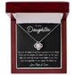 To Our Daughter from Mom and Dad Love Knot Necklace