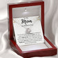 To My Mom on Mother's Day Love Knot Necklace