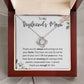 To My Boyfriend's Mom Love Knot Necklace