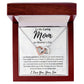 To My Caring Mom on Mother's Day Interlocking Hearts Necklace