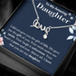 To My Amazing Daughter Love Necklace