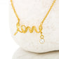 To My Little Sister Love Necklace